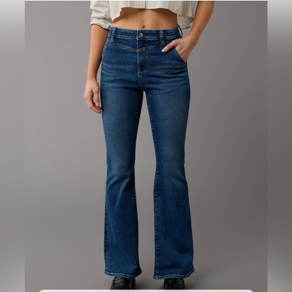AE Super High-Rise Flare Jeans - Picture 5 of 6
